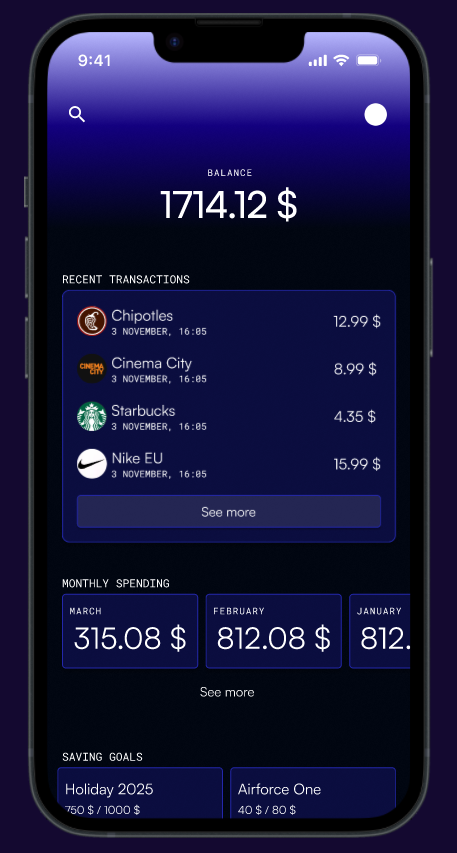 Budget Mobile App Prototype