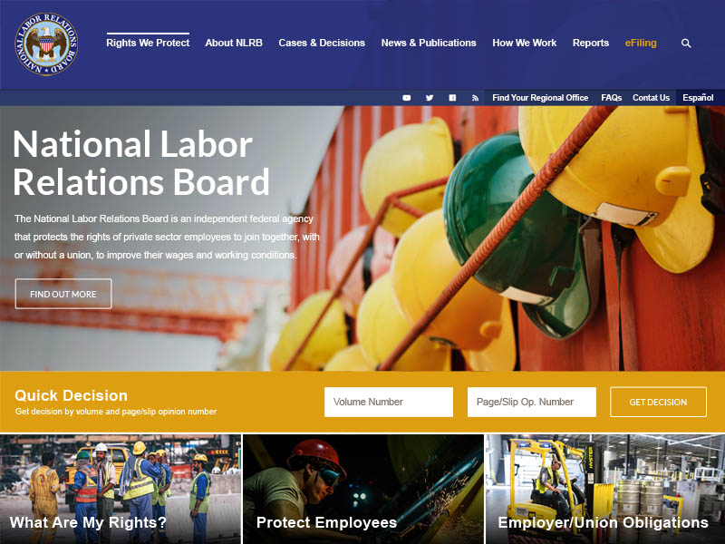 NLRB Site Design
